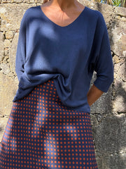 Camisola Manga 3/4 Azul