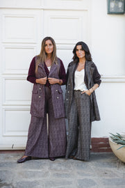 CONJUNTO TWEED CASTANHO