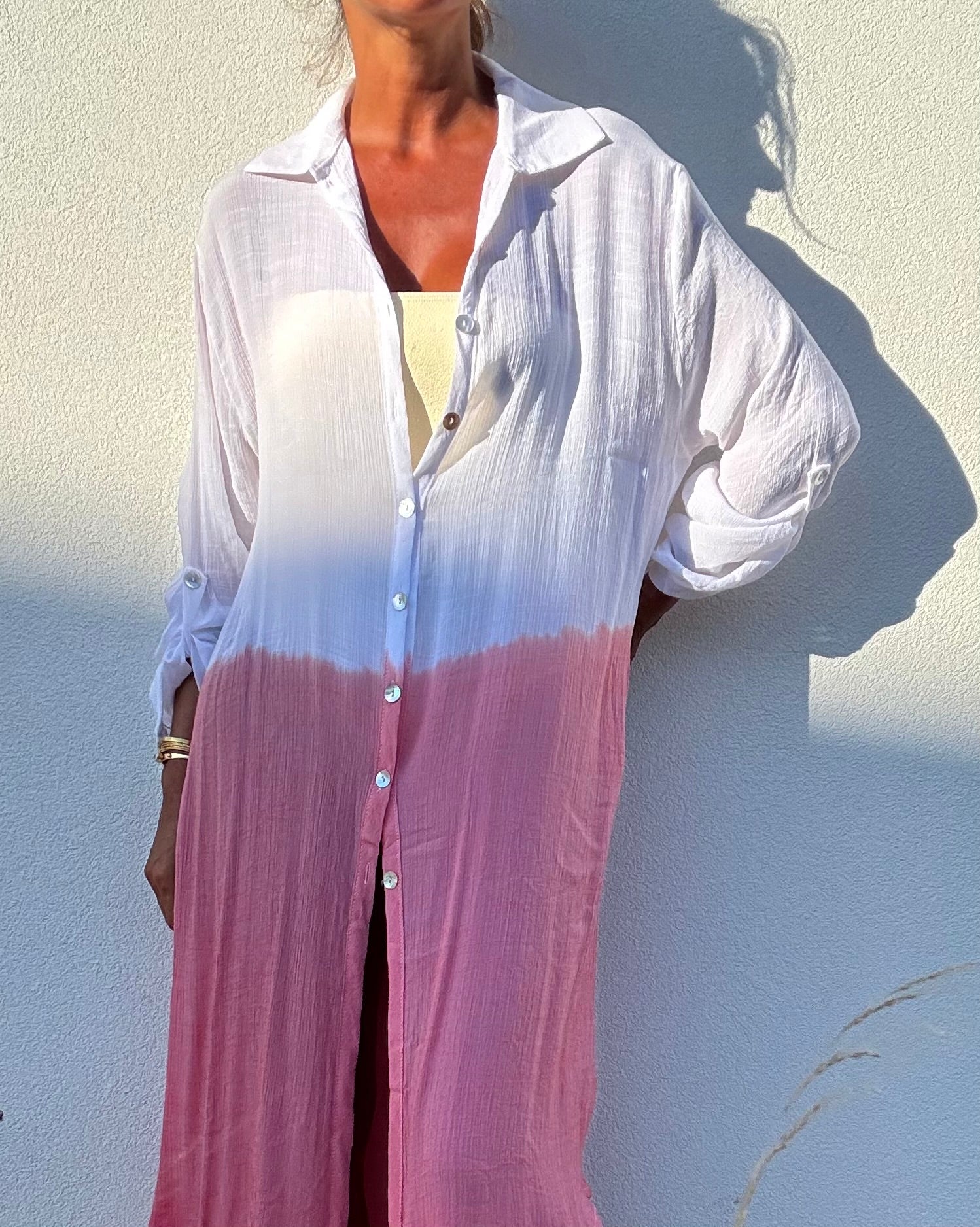 Camiseiro Tie-Dye Coral