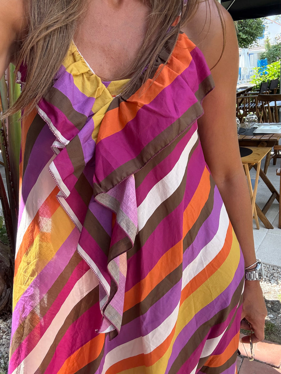 Vestido Fiesta beringela