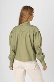 Blusa laço verde