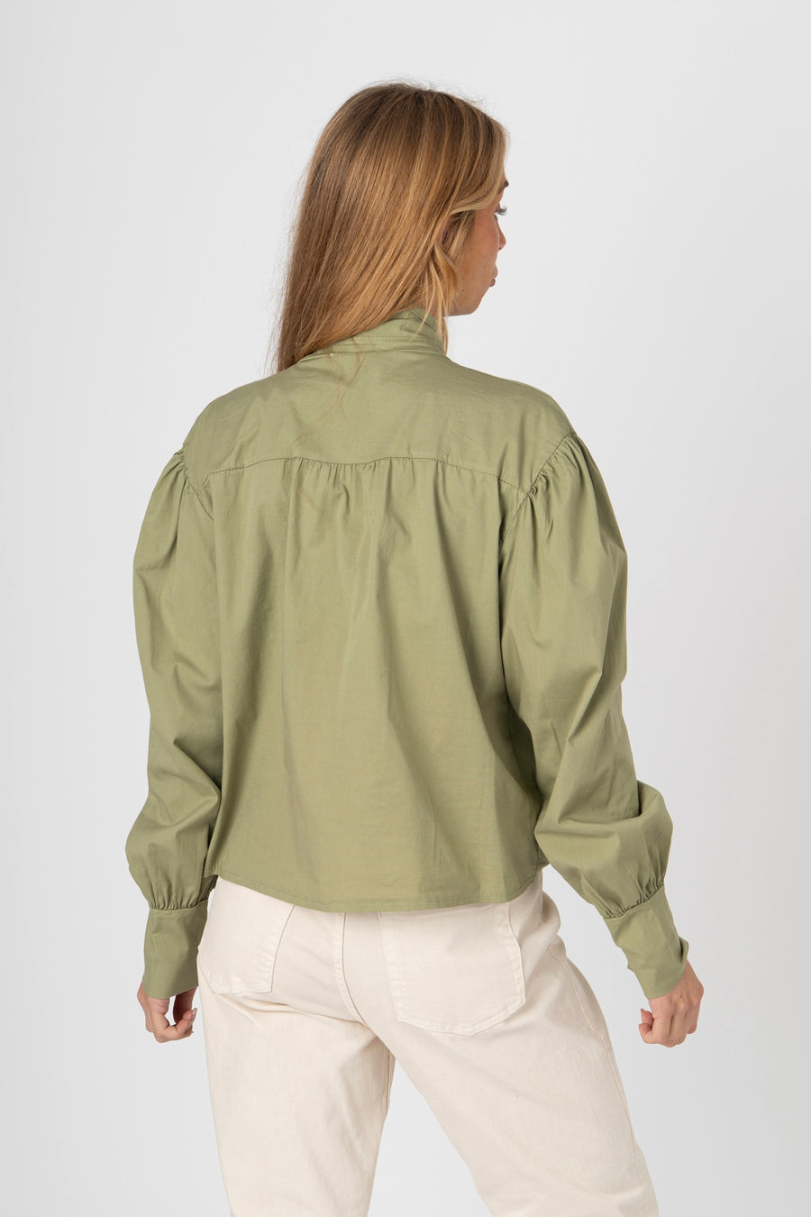 Blusa laço verde