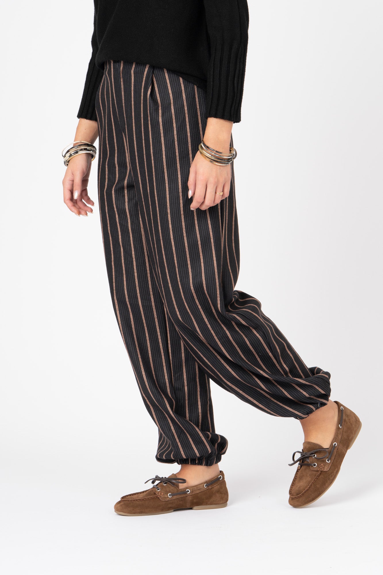 Calças Risca preto ref:cal35242