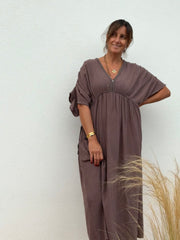 Kaftan Trança Pinhão