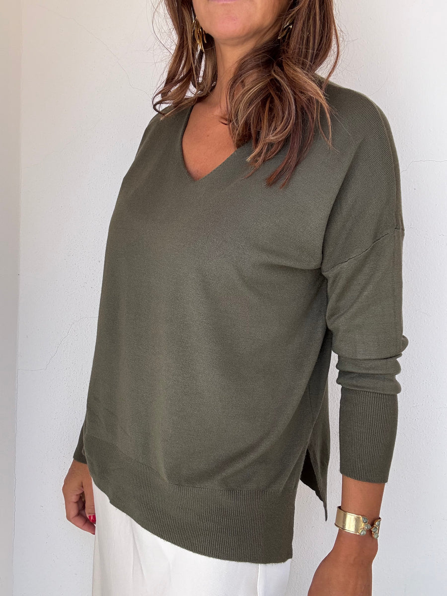 Camisola Essencial  Caqui