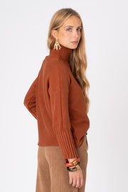 Camisola Canelle ferrugem