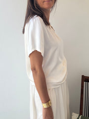 T-shirt em seda