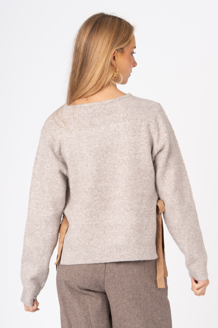 Camisola Laço areia