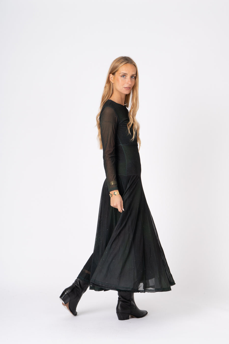 Vestido Luar verde -40%