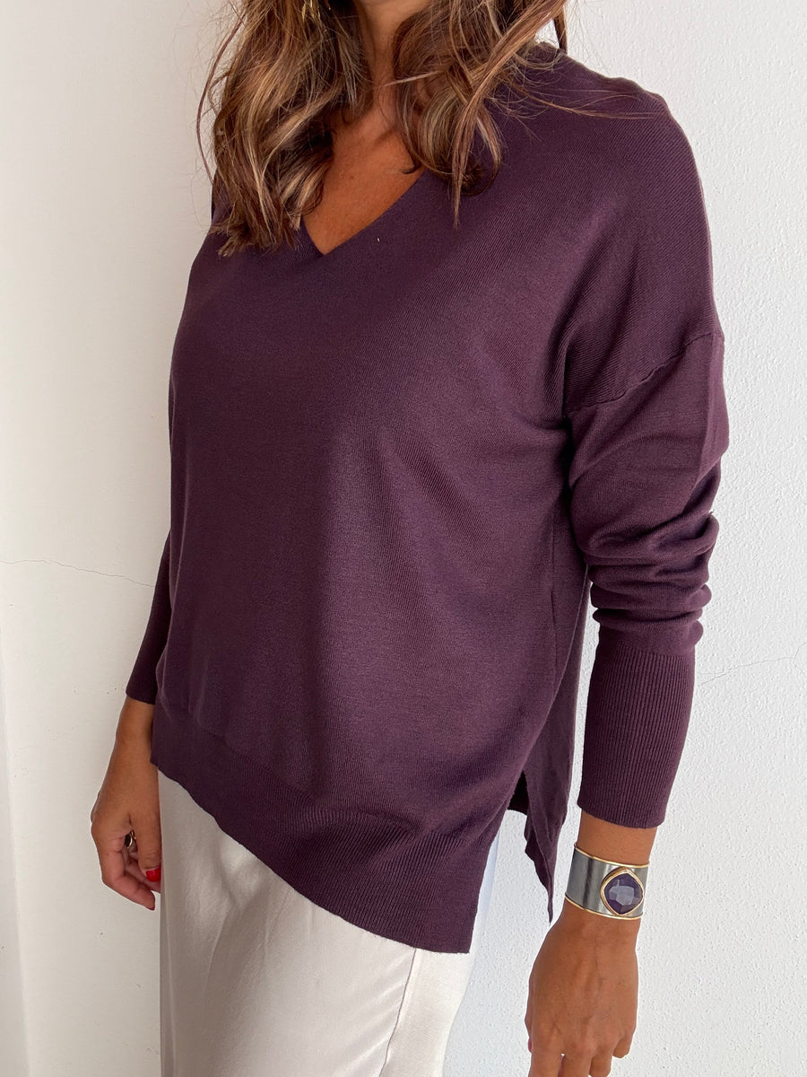 Camisola Essencial  Beringela