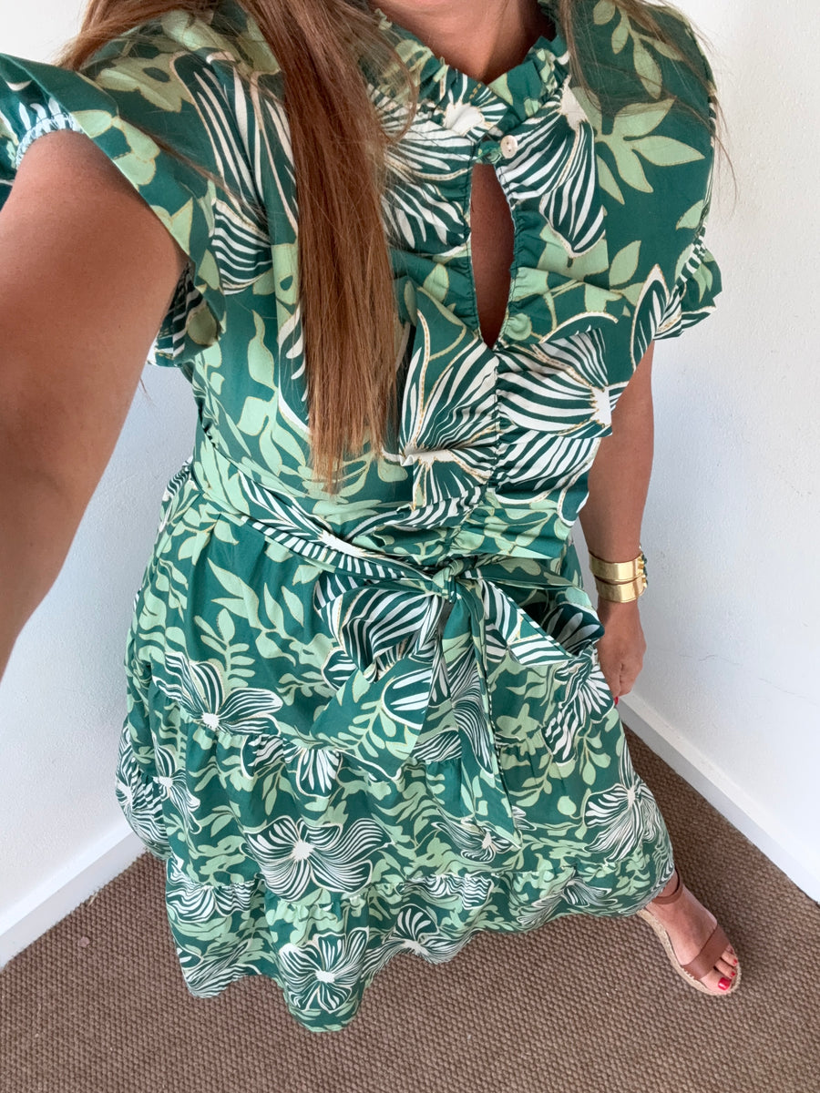 Vestido Comporta verde