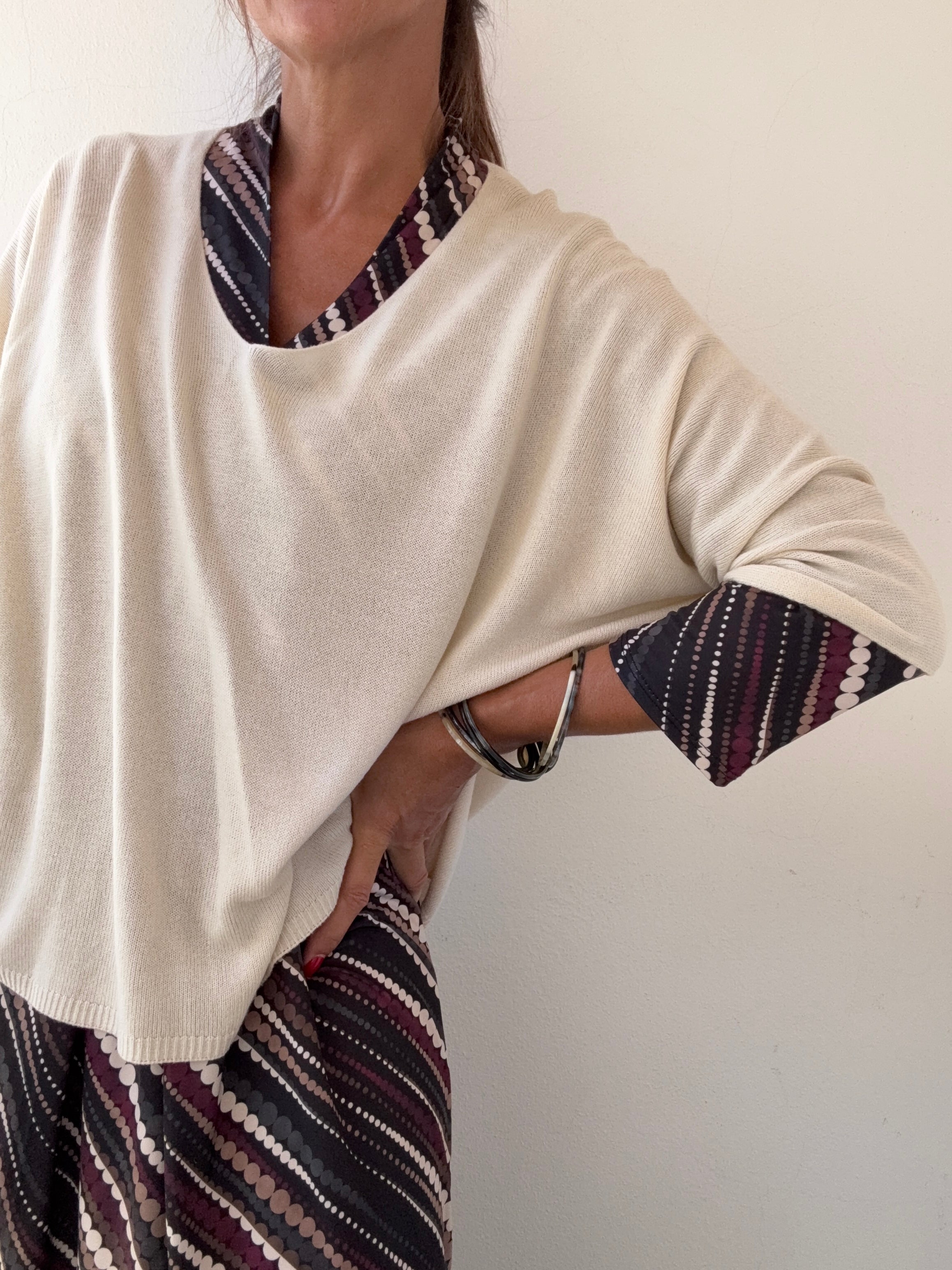 Camisola Manga 3/4 Cru