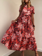 Vestido Comporta vermelho