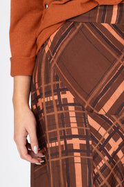 Saia Xadrez Fluída Verde