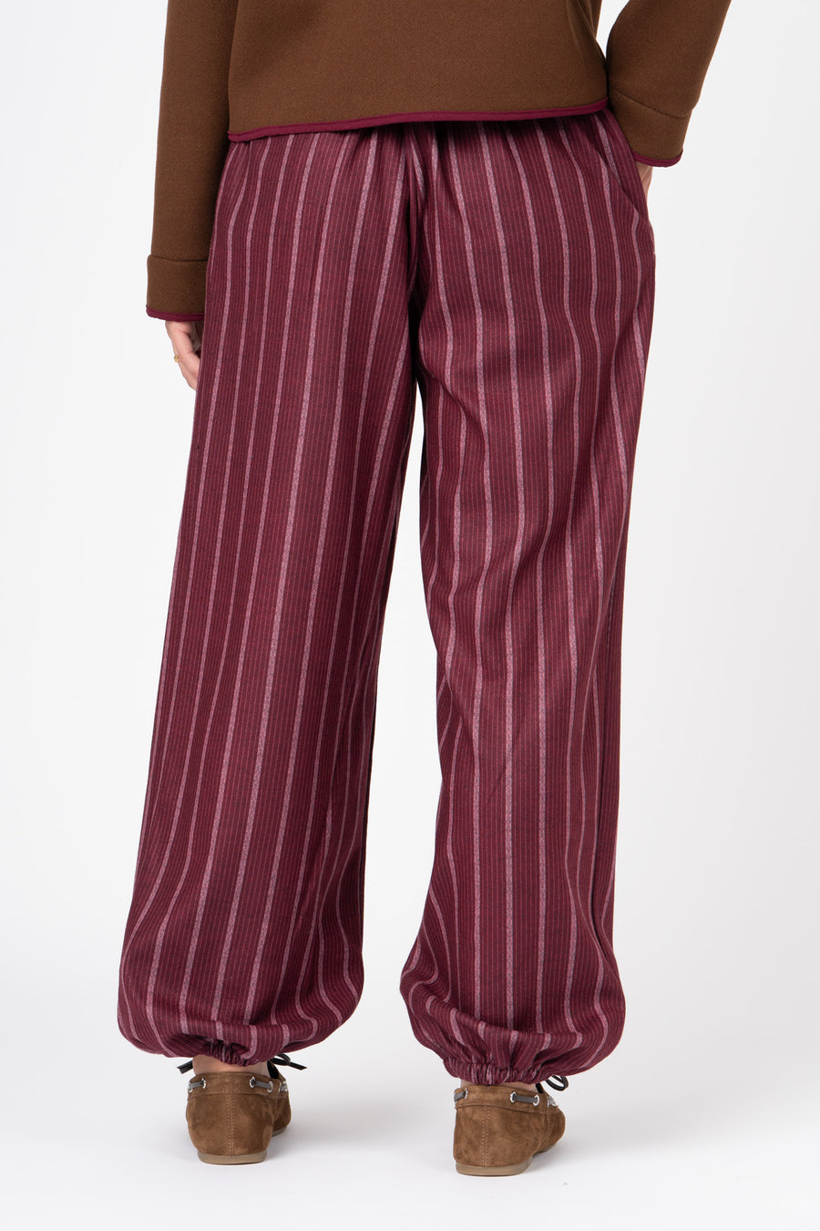 Calça Riscas beringela ref:cal35243
