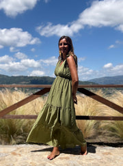 Vestido Toscana verde