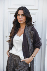 CONJUNTO TWEED CASTANHO