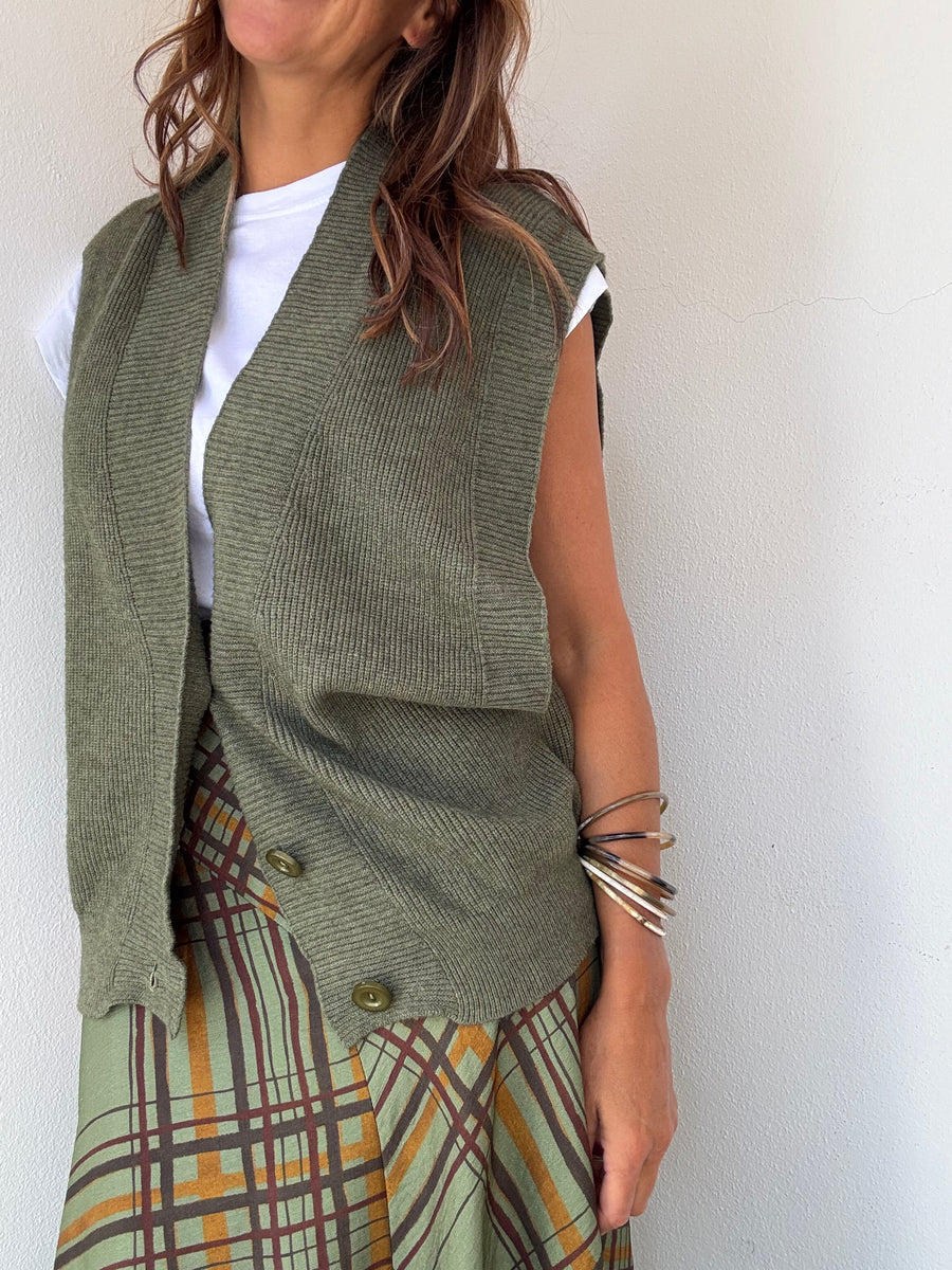 Colete Verde Oversized