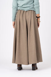 Saia Calça Espinha Camel Ref:300451