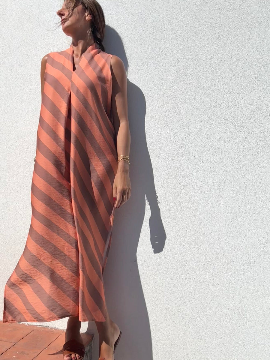 Vestido Risca solta Pêssego