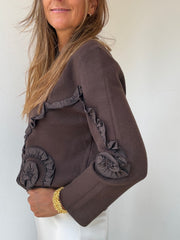 Camisola Éclat castanho