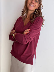 Camisola Essencial Vinho