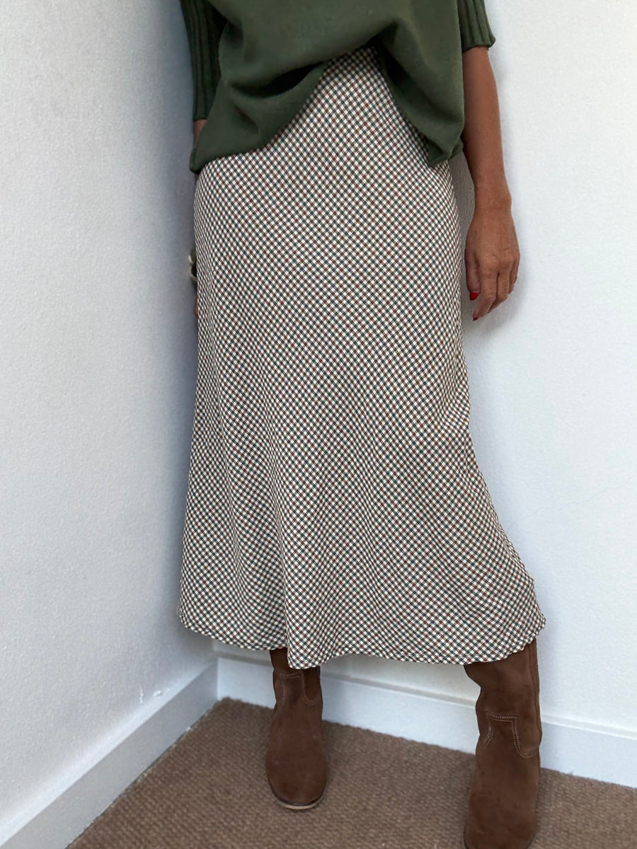 Saia Vichy Maxi Verde