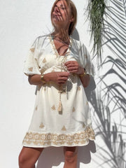 Vestido Boho curto