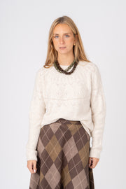 Camisola Tricot branco ref:cm6677