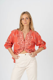 Camisa Bandana vermelho