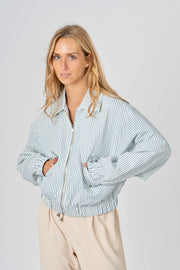 Blusão  Riscas  azul