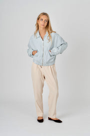 Blusão  Riscas  azul