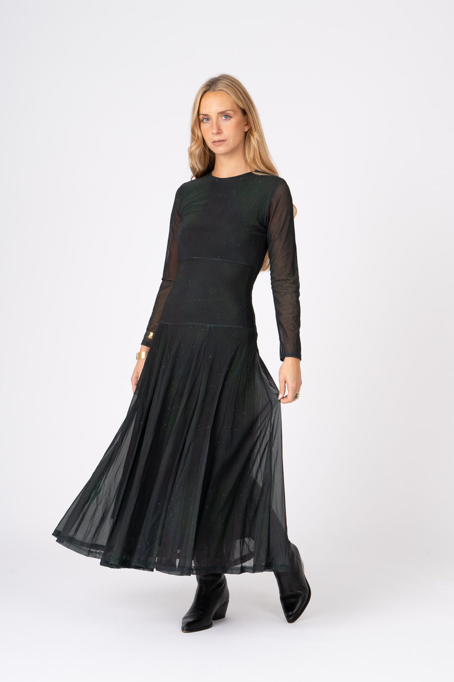 Vestido Luar verde -40%