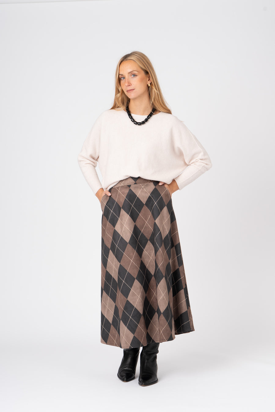 Saia Losango preta ref:sa30157