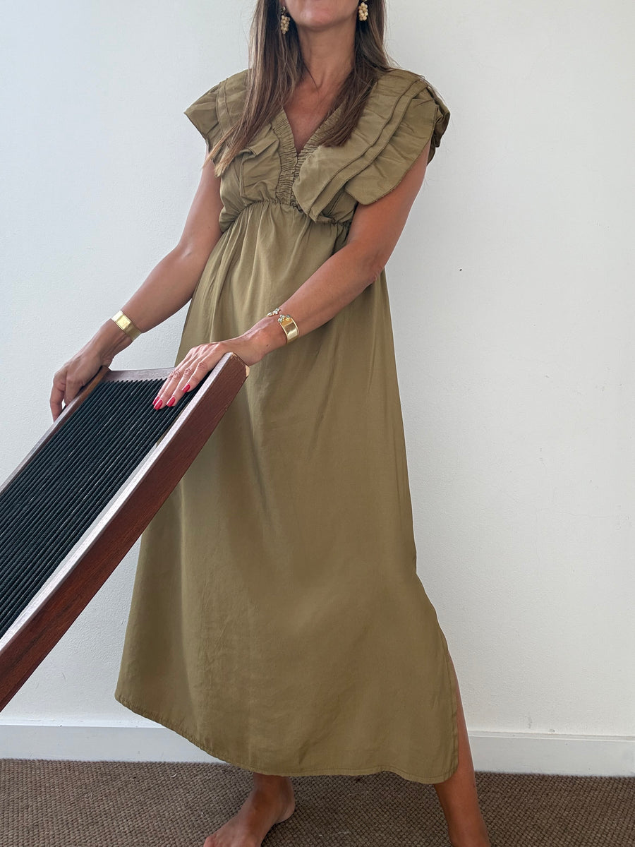Vestido Siena oliva