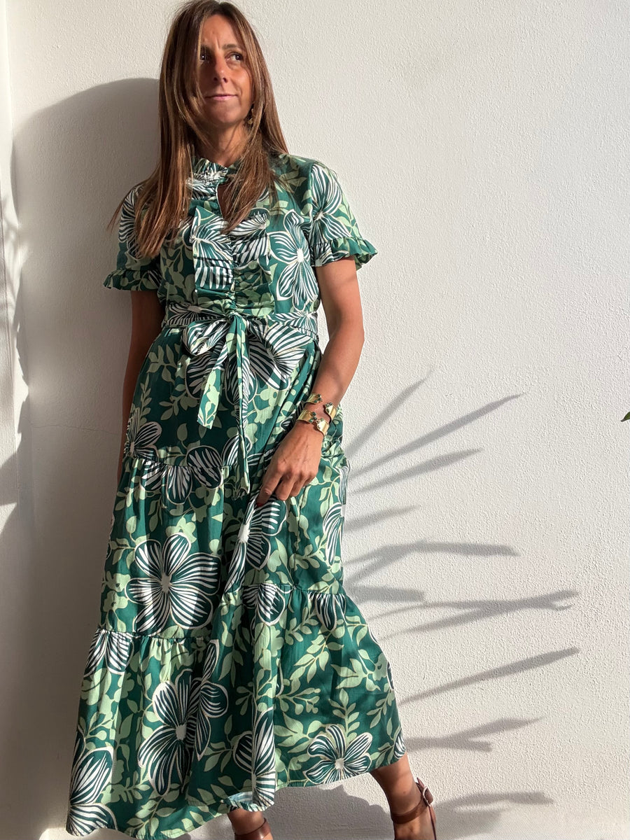 Vestido Comporta verde