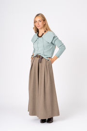 Saia Calça Espinha Camel Ref:300451