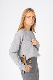 Camisola Laço cinzento