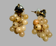 Brincos  Uva Pedras Naturais