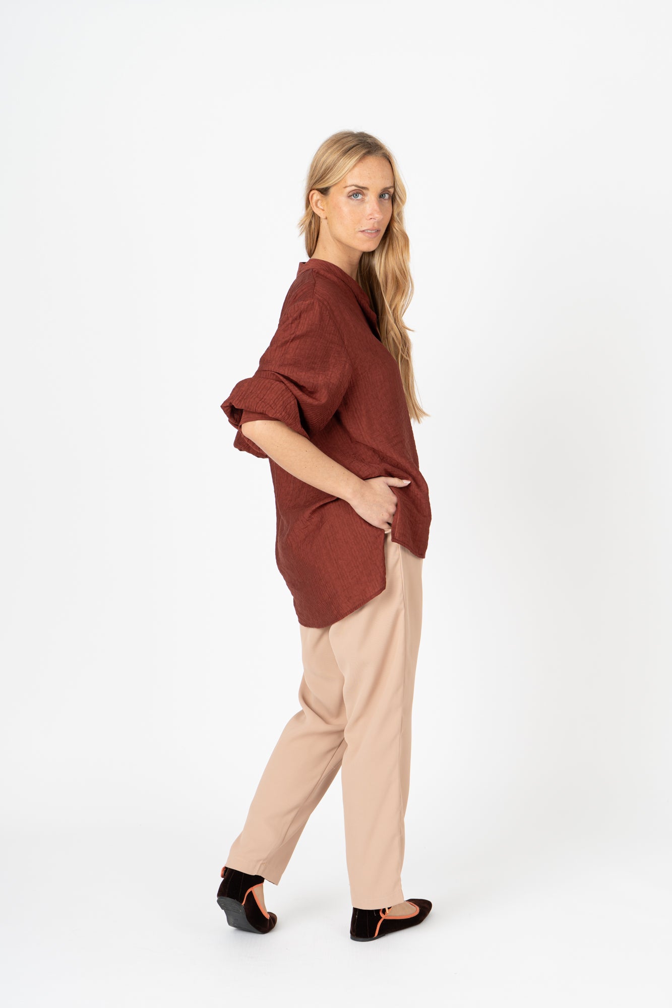 Calças Joggers camel