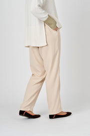 Calças Joggers marfim