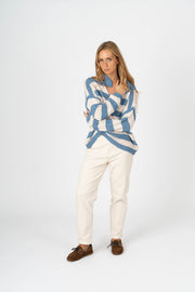 Camisola Polo Capri azul