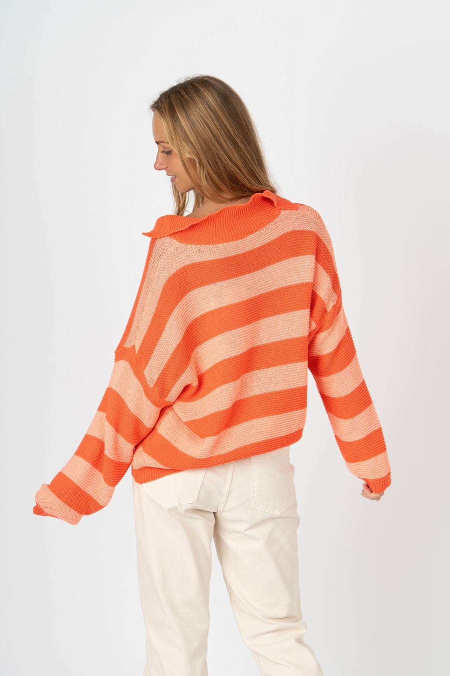 Camisola Polo Capri salmão