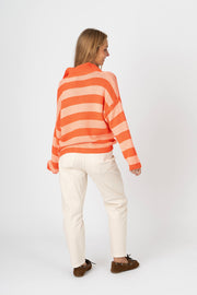 Camisola Polo Capri salmão