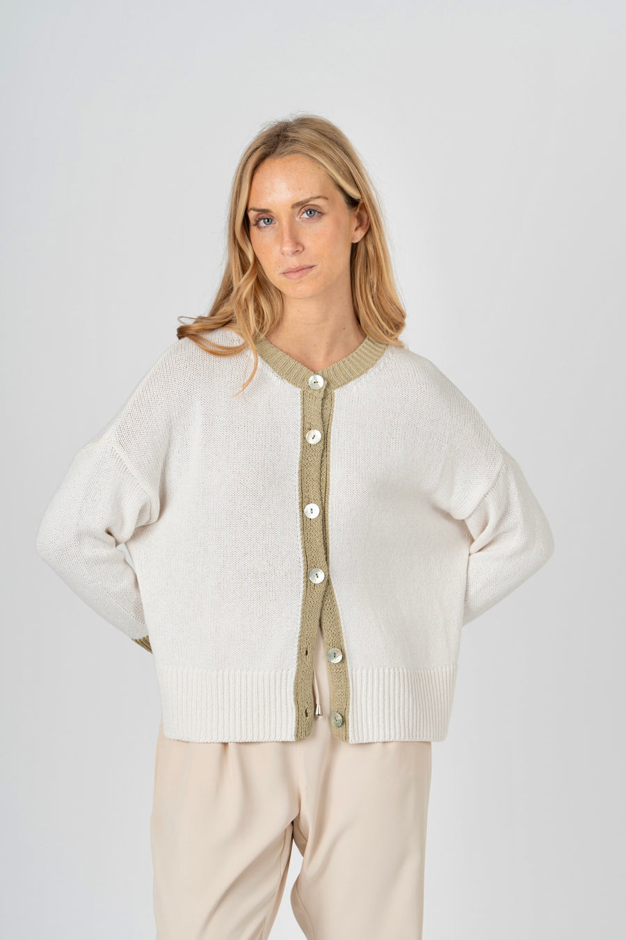 Cardigan Portofino branco
