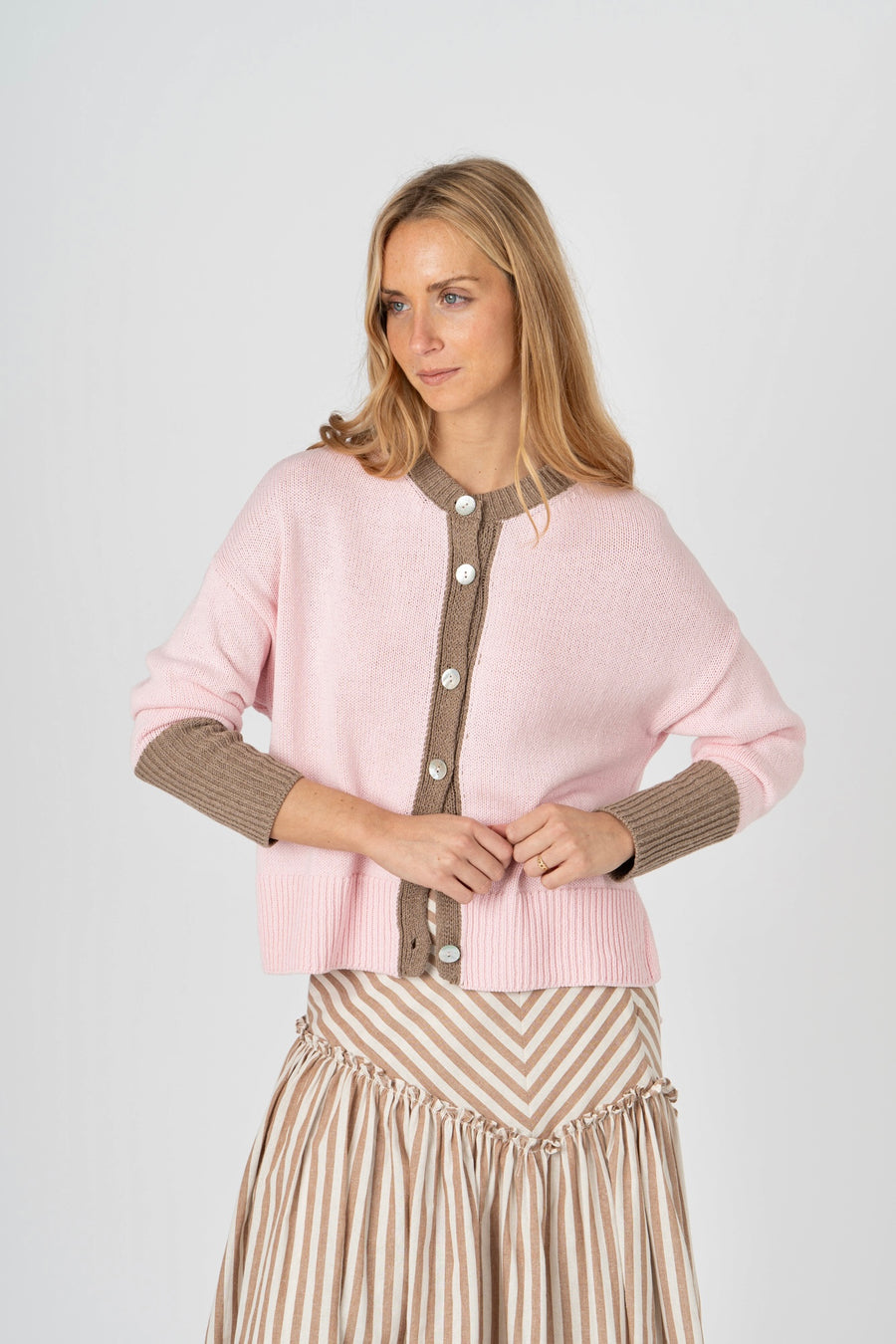 Cardigan Portofino rosa