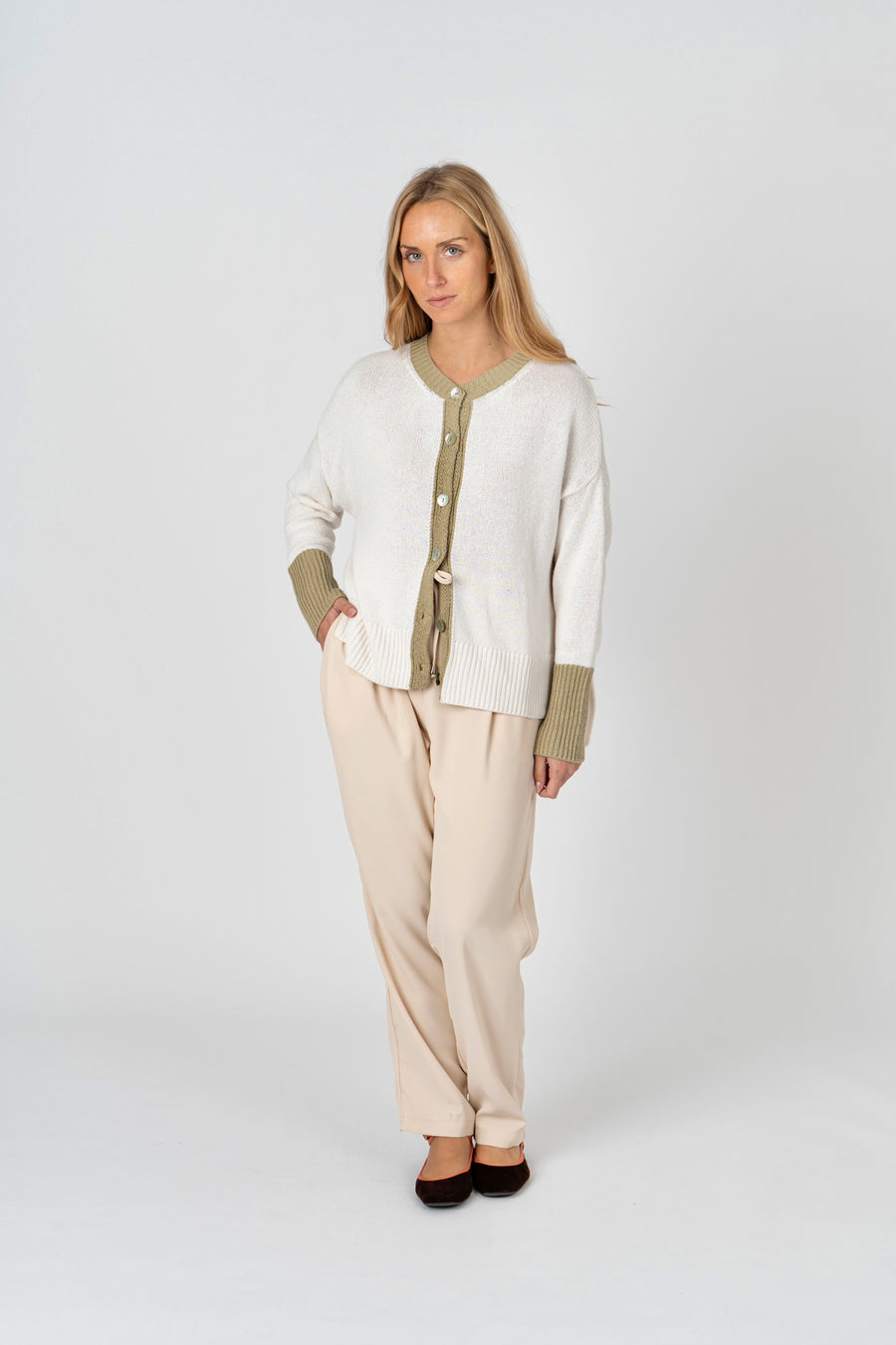 Cardigan Portofino branco