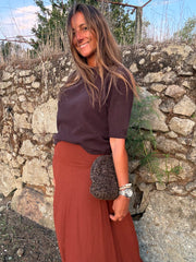 Camisola 3/4 chocolate