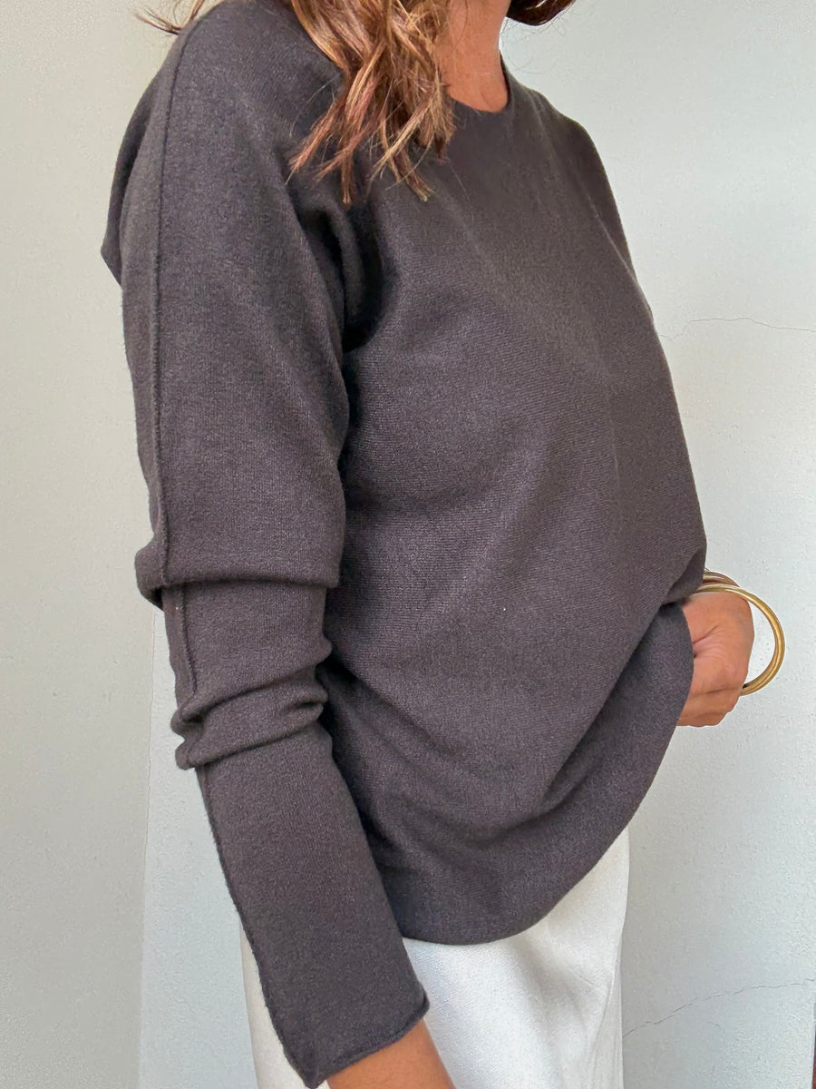 Camisola Cloud  Castanho