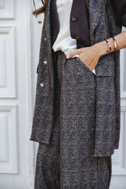 CONJUNTO TWEED CASTANHO